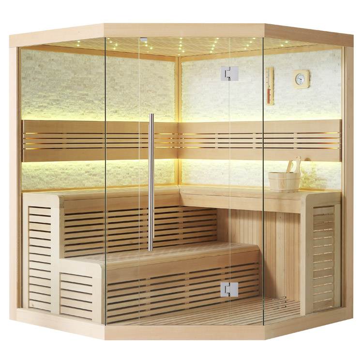 AWT Sauna 1101C Hemlock 180x180 senza riscaldatore sauna