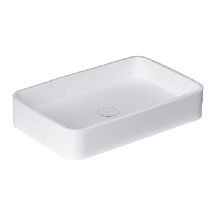StoneArt Lavabo LC111 (mineral cast) bianco 55x35cm opaco
