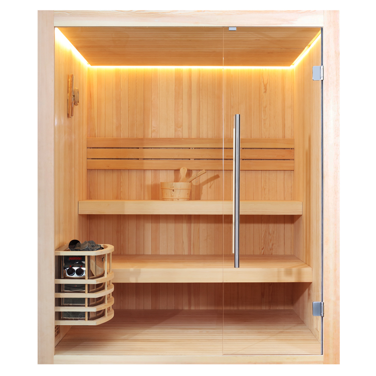 AWT Sauna 1802 Legno di pino 180x180 senza riscaldatore sauna