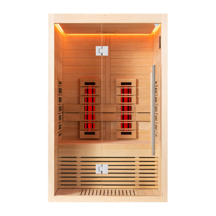 AWT Sauna 1250D-IR Hemlock 120x100 senza riscaldatore sauna