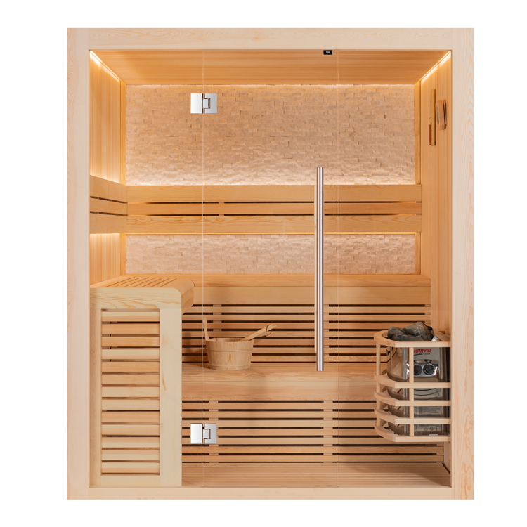 AWT Sauna 1812C Legno di pino 180x160 senza riscaldatore sauna