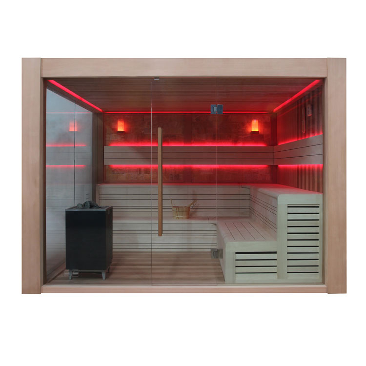AWT Sauna B1416A in cedro rosso 300x300 12kW EOS BiO-Cubo