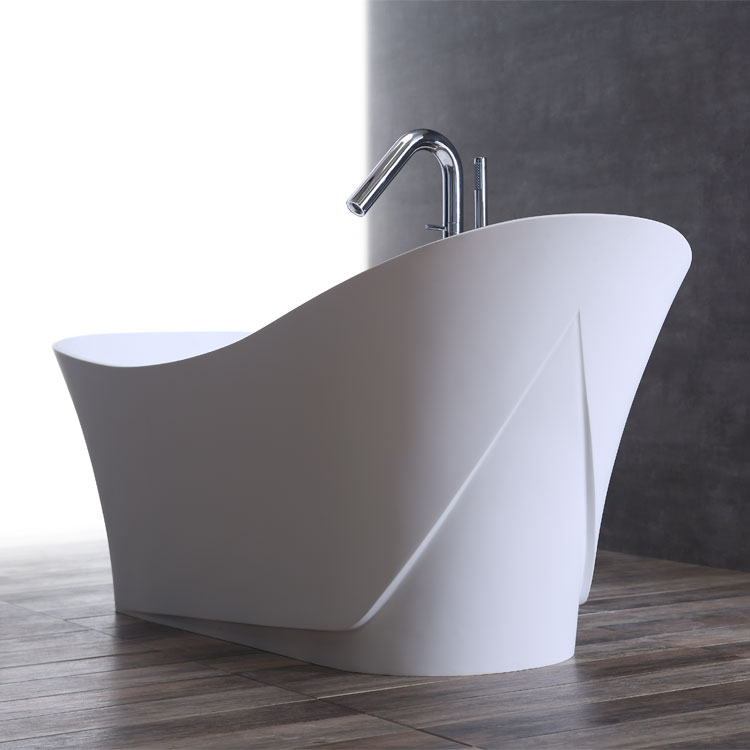 StoneArt Vasca da bagno autoportante BS-501 bianco 165x74 lucido
