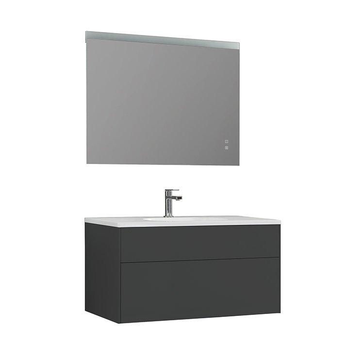 StoneArt Set di mobili da bagno Venice VE-1000-I grigio scuro 100x52