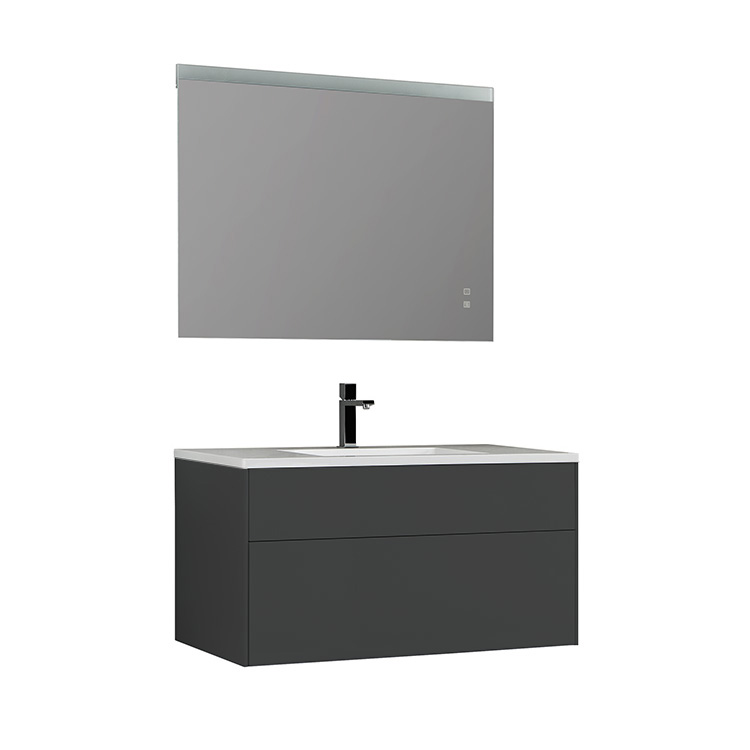StoneArt Set di mobili da bagno Venice VE-1000-II grigio scuro 100x52