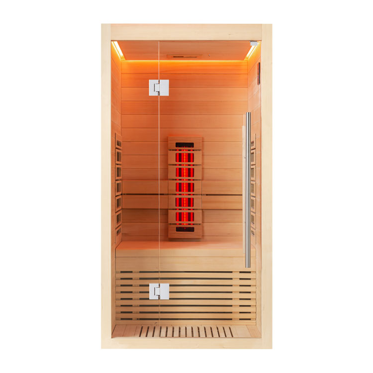 AWT Sauna 1250E-IR Hemlock 100x100 senza riscaldatore sauna