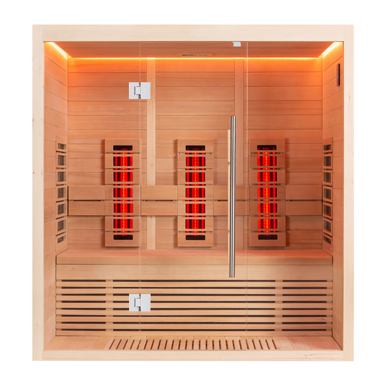 AWT Sauna 1250B-IR Hemlock 180x110 senza riscaldatore sauna