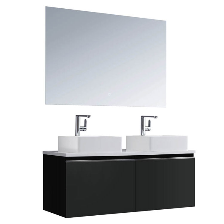 StoneArt Set di mobili da bagno Milano ME-1200pro-5 grigio scuro 120x