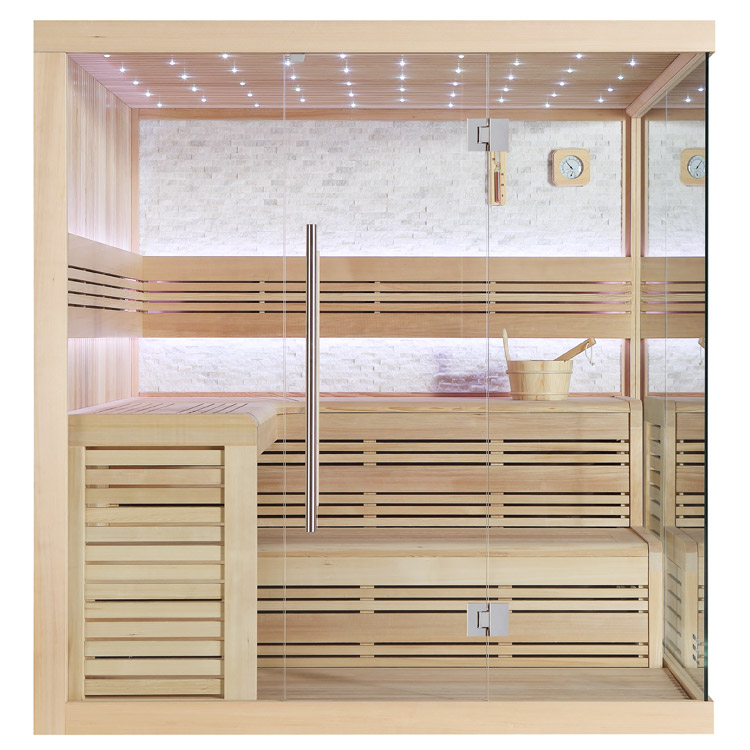 AWT Sauna 1105B Hemlock 200x200 senza riscaldatore sauna