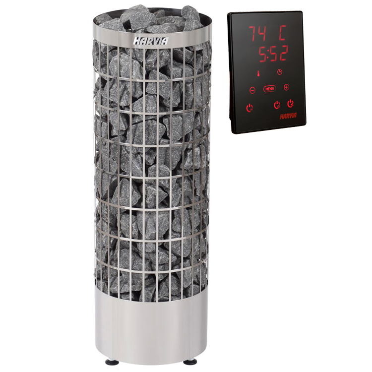 HARVIA Riscaldatore per sauna Cilindro PC90XE con centralina 9kW se