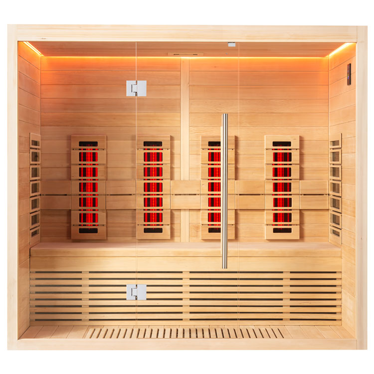 AWT Sauna 1250A-IR Hemlock 210x110 senza riscaldatore sauna