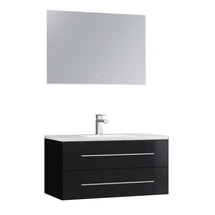 StoneArt San Marino SA-1000 set di mobili da bagno grigio scuro 100x4