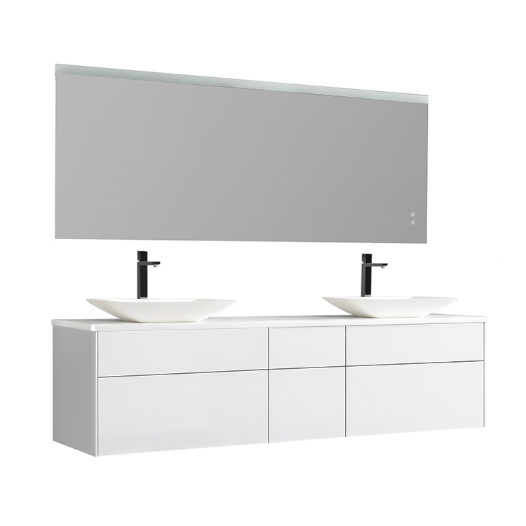 StoneArt Set di mobili da bagno Venezia VE-2000pro-1 bianco 200x52
