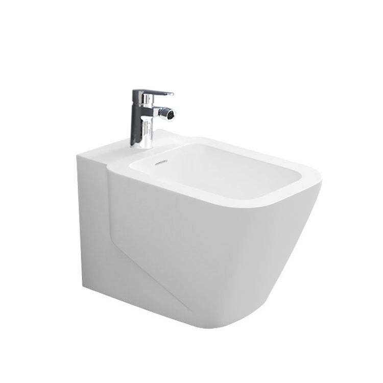 StoneArt WC Bidet a pavimento TFS-201P bianco 56x36cm opaco