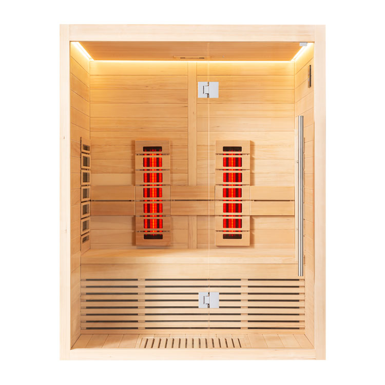 AWT Sauna 1250C-IR Hemlock 150x110 senza riscaldatore sauna